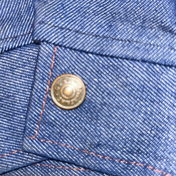 Tough skins Growing Girl Girls (Vintage) Jean Shirt /Jacket Size 7-EUC - Picture 5 of 9